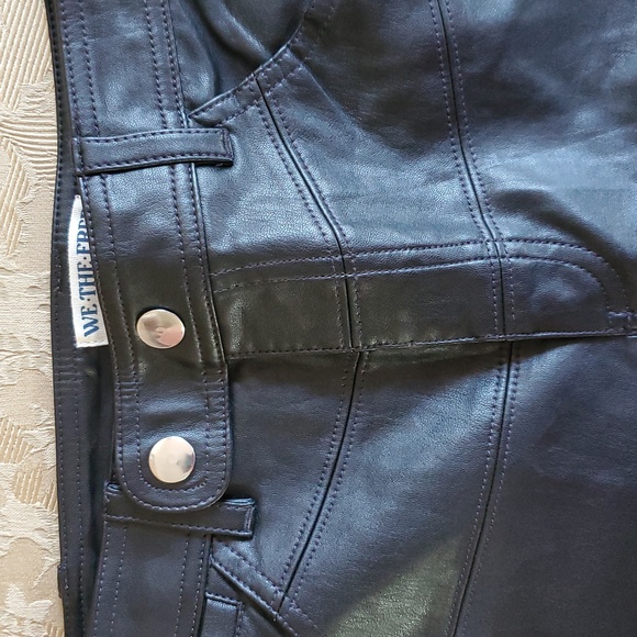 Free Pepple We The Free Rebel Vegan Leather Pants/Black - Picture 16 of 16